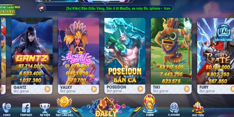 Poseidon kết hợp hoàn hảo giữa tận hưởng niềm vui chơi với trúng thưởng
